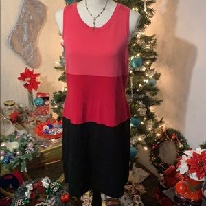 Sweater material dress